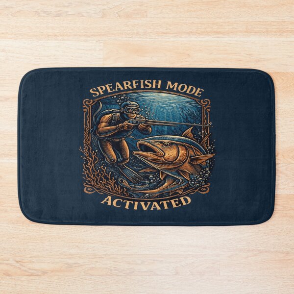 Item preview, Spearfish Mode Activated – Vintage Spearfishing Diver Tee designed and sold by ArthUpscale.