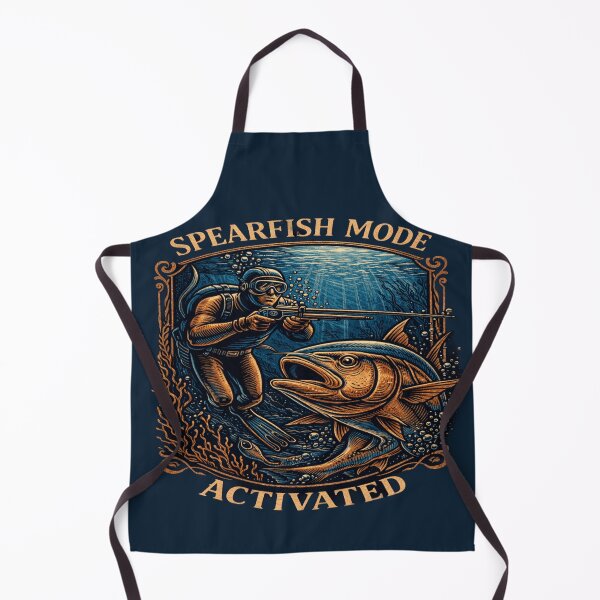 Item preview, Spearfish Mode Activated – Vintage Spearfishing Diver Tee designed and sold by ArthUpscale.