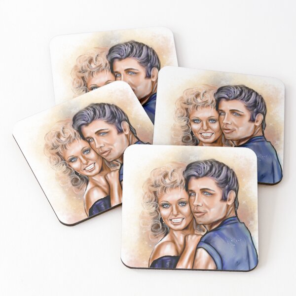 Item preview, John Travolta and Olivia Newton-John designed and sold by icongallery.
