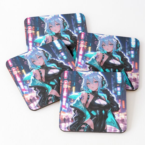 Item preview, Cyberpunk Anime Girl – Floating Hologram Interface designed and sold by AnimDream .