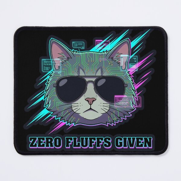 Item preview, Zero Fluffs Given Cat designed and sold by StillWildink.
