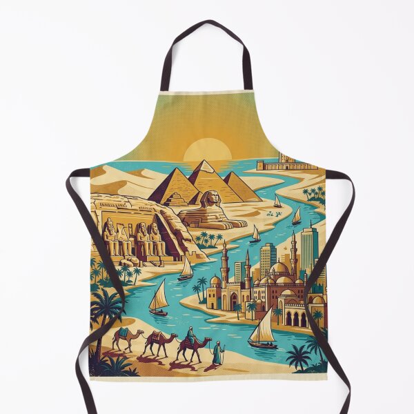 Item preview, Vintage Egypt Travel Poster: Magical Oasis Adventure designed and sold by M.Store.