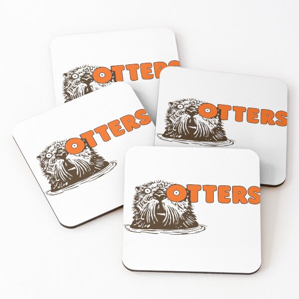 Item preview, Hilarious Cute Otters Parody Hooters Style Burgers Wings Restaurant Gentlemens Club designed and sold by BuyShirtsOnline.