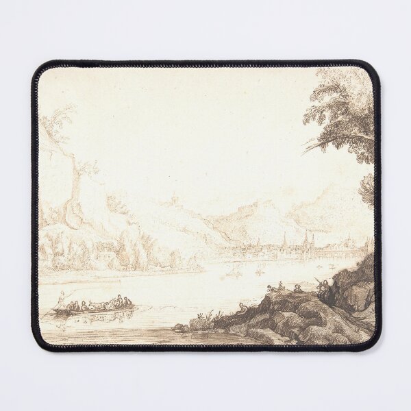 Item preview, River Ships Landscape | Nautical Art designed and sold by GammaRay.