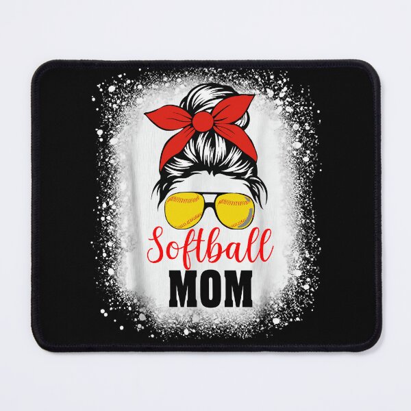 Item preview, Softball Mom Messy Bun Design designed and sold by LashondaGreen89.