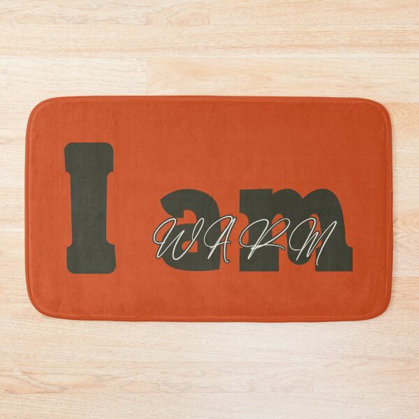 Item preview, I Am Warm - Cozy Positive Affirmation Typography designed and sold by Ihor Ivanov.