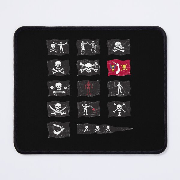Item preview, Flags of Famous Pirates Metal Jolly Roger designed and sold by N3C4.