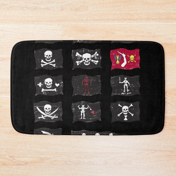 Item preview, Flags of Famous Pirates Metal Jolly Roger designed and sold by N3C4.