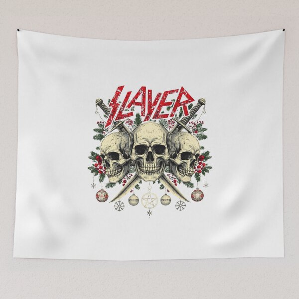 Item preview, Heavy Metal Skull Christmas Gothic Holiday Graphic Design designed and sold by Kavya Art.
