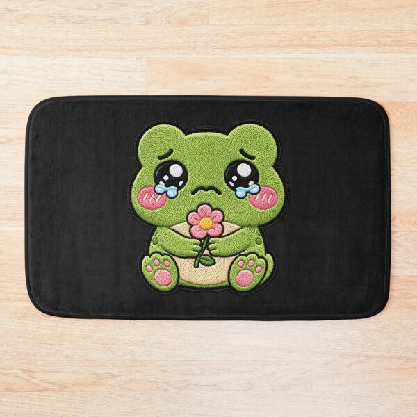 Item preview, Crying Baby Frog Embroidery Patch designed and sold by ColorSplash123.