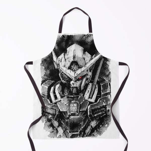 Item preview, Gundam Exia repair gundam00 setsuna f sei artwork watercolour black white  designed and sold by sabartgunpla.