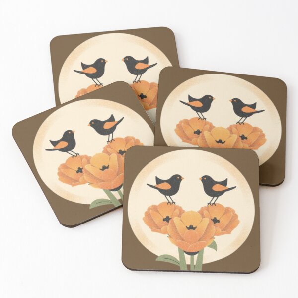 Item preview, Blackbirds in Bloom designed and sold by mellow-koko.