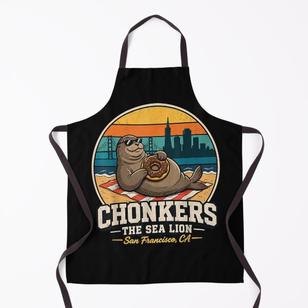 Item preview, chonkers the sea lion san francisco funny seal designed and sold by CAnastazyshop.