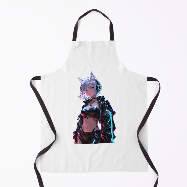 Item preview, Elegant Cyberpunk Fox Girl – Soft Glow Illustration designed and sold by AnimDream .