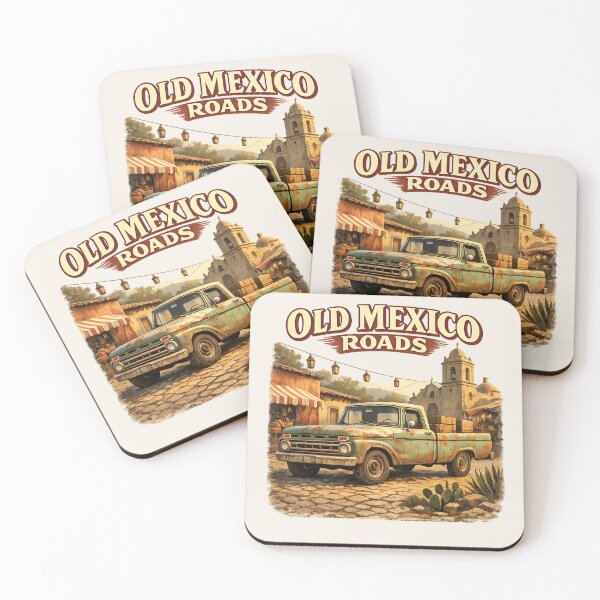 Item preview, Old Mexico Roads Vintage Truck designed and sold by Retro Arabica.