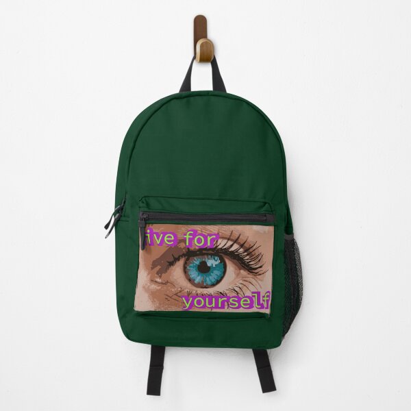 Item preview, Live for Yourself - Blue Eye Pop Art Motivational Design designed and sold by Ihor Ivanov.