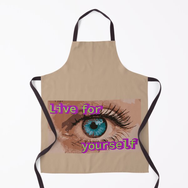 Item preview, Live for Yourself - Blue Eye Pop Art Motivational Design designed and sold by Ihor Ivanov.