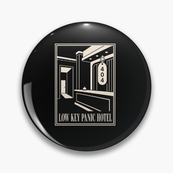 Artikelvorschau, Low Key Panic Hotel 404 T-Shirt – Funny Anxiety Humor Design entworfen und verkauft von Lyfeinsights.