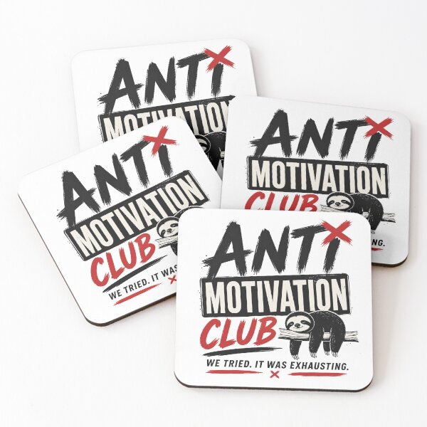 Item preview, Exhausted Sloth Motivation Club designed and sold by the-dovlat.