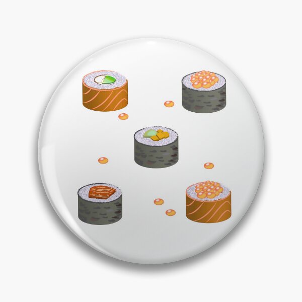 Item preview, Sushi Lover Pattern - Traditional Maki and Nigiri Rolls Graphic Design designed and sold by illeN-Art-World.