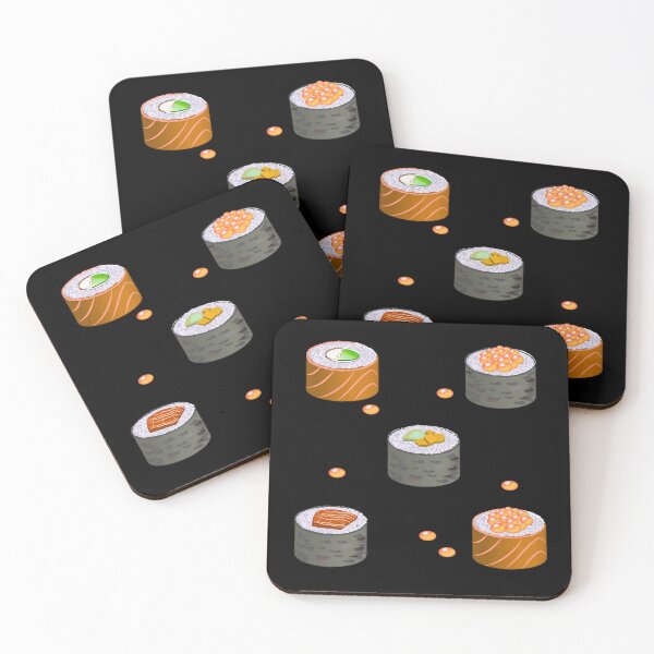 Item preview, Sushi Lover Pattern - Traditional Maki and Nigiri Rolls Graphic Design designed and sold by illeN-Art-World.