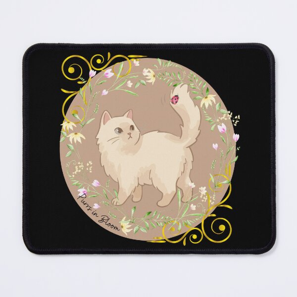 Item preview, Purrs in Bloom designed and sold by WeaselsStuff.