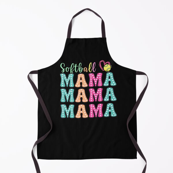 Item preview, Softball Mama Polka Dot Retro Design designed and sold by LashondaGreen89.