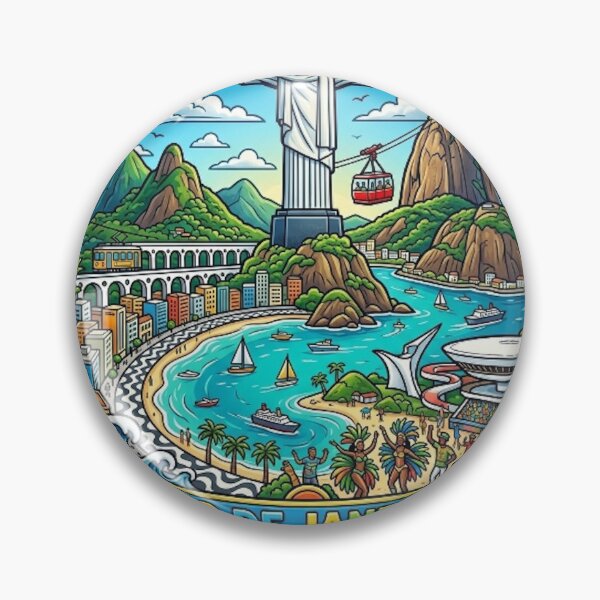 Item preview, RIO DE JANEIRO BRAZIL designed and sold by likbatonboot.