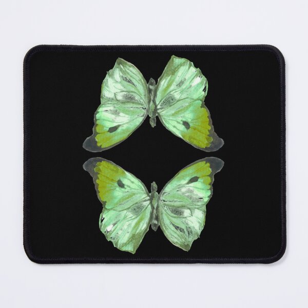 Item preview, green butterfly, beautiful watercolor design designed and sold by geekmania48.