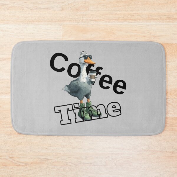Item preview, Funny Coffee Time Goose in Boots T-Shirt - Sarcastic Morning Person Gift designed and sold by illeN-Art-World.