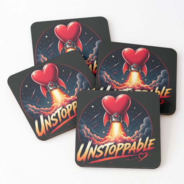 Item preview, Unstoppable": "Unstoppable Love – Romantic Design for Couples" designed and sold by JagrDesigns.