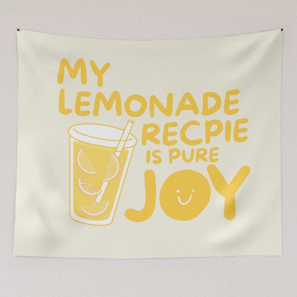 Item preview, My Lemonade Recipe is Pure Joy designed and sold by HYPNK.