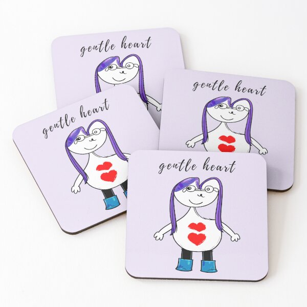 Item preview, Gentle Heart Cute Purple Hair Character designed and sold by SoftBeing.