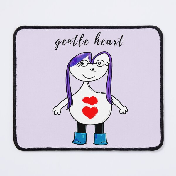 Item preview, Gentle Heart Cute Purple Hair Character designed and sold by SoftBeing.