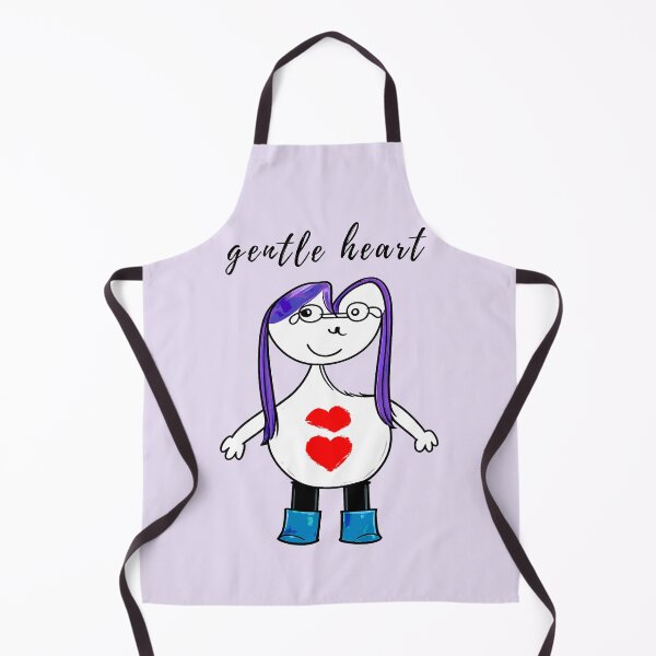 Item preview, Gentle Heart Cute Purple Hair Character designed and sold by SoftBeing.