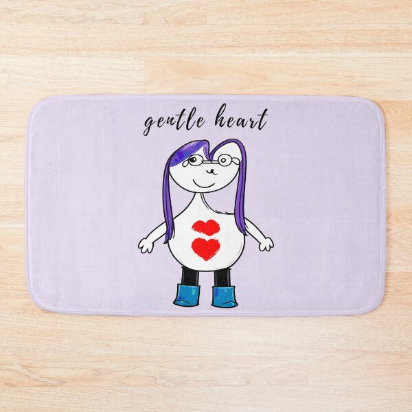 Item preview, Gentle Heart Cute Purple Hair Character designed and sold by SoftBeing.