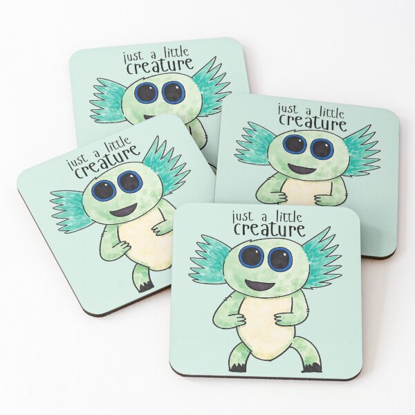 Item preview, Just A Little Creature Cute Green Monster designed and sold by SoftBeing.