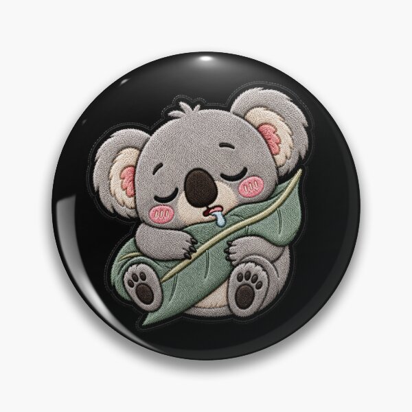 Item preview, Sleepy Baby Koala Embroidery Patch designed and sold by ColorSplash123.