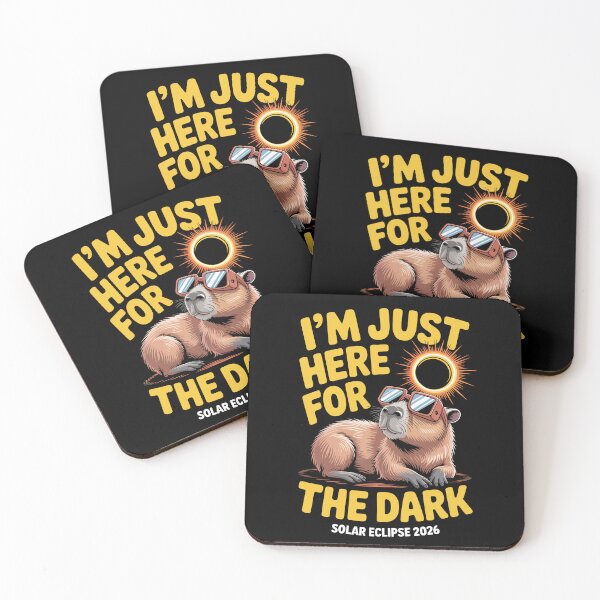 Item preview, I’M JUST HERE FOR THE DARK – SOLAR ECLIPSE 2026 designed and sold by jkrphoto.