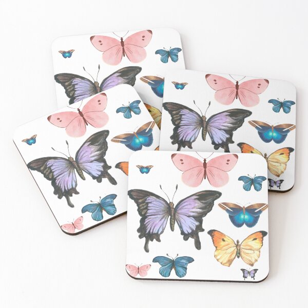 Item preview, beautiful butterflies, group of butterflies of different colors. designed and sold by geekmania48.