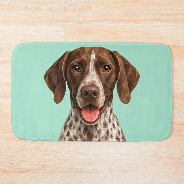 Item preview, Low Poly German Shorthaired Pointer Portrait | Geometric GSP Dog Art designed and sold by ThreadTheory976.