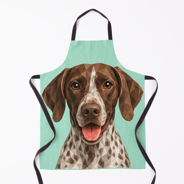 Item preview, Low Poly German Shorthaired Pointer Portrait | Geometric GSP Dog Art designed and sold by ThreadTheory976.