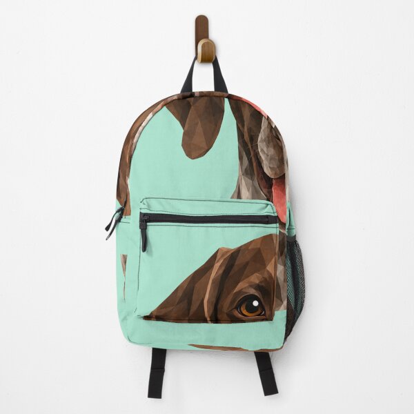 Item preview, Low Poly German Shorthaired Pointer Portrait | Geometric GSP Dog Art designed and sold by ThreadTheory976.