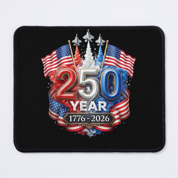 Item preview, 250 Years American 250th Anniversary Patriotic USA 4th July designed and sold by Juansustait.