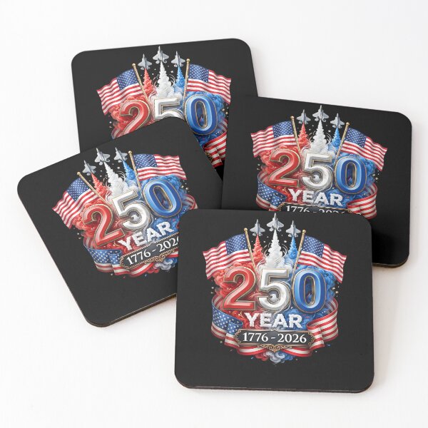 Item preview, 250 Years American 250th Anniversary Patriotic USA 4th July designed and sold by Juansustait.