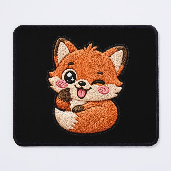 Item preview, Cheeky Baby Fox Embroidery Patch designed and sold by ColorSplash123.