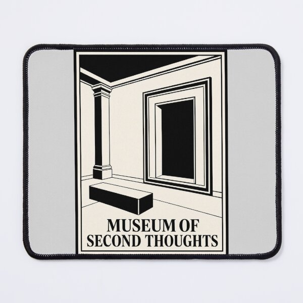 Item preview, Museum of Second Thoughts T-Shirt – Minimalist Overthinking Art designed and sold by Lyfeinsights.