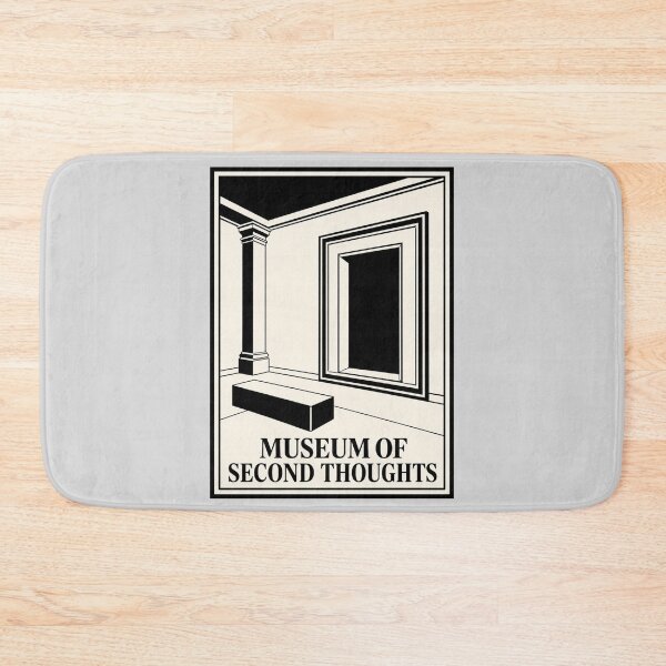 Item preview, Museum of Second Thoughts T-Shirt – Minimalist Overthinking Art designed and sold by Lyfeinsights.