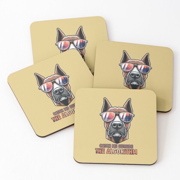 Item preview, Offline Mode Doberman - cath me outside the algorithm designed and sold by GraphicComet.