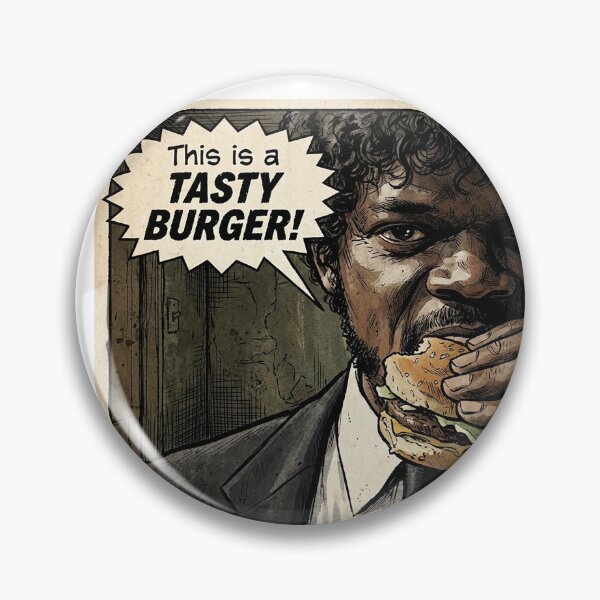 Artikelvorschau, Jules Winnfield Tasty Burger Pulp Fiction (Samuel Lee Jackson) entworfen und verkauft von cardesign.